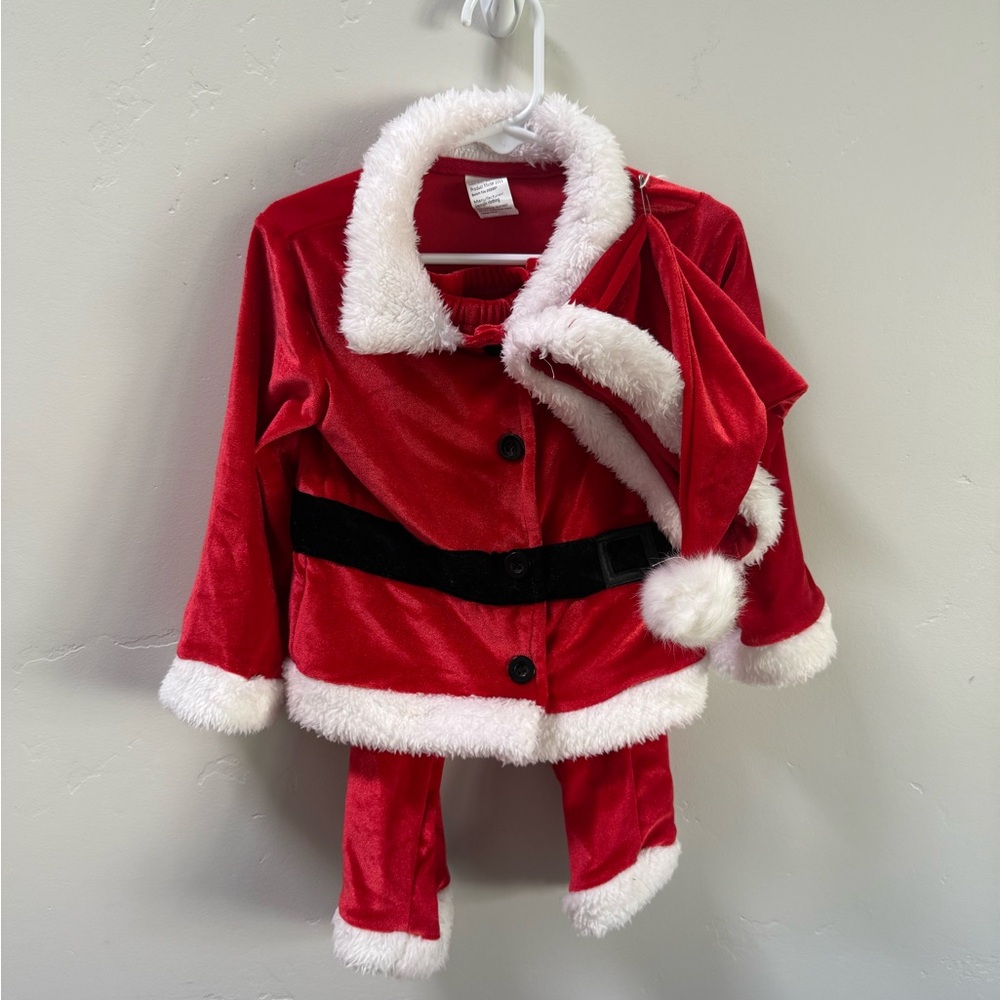 Kids Santa Costume - Red and White